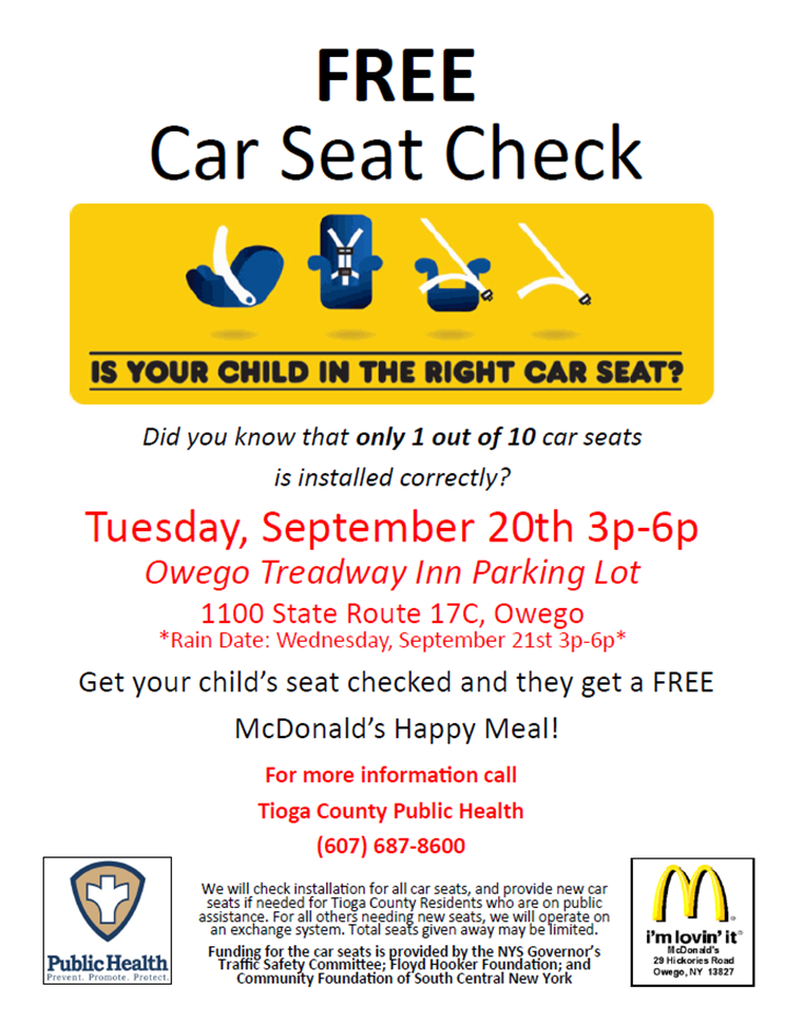 Free Car Seat Check Event